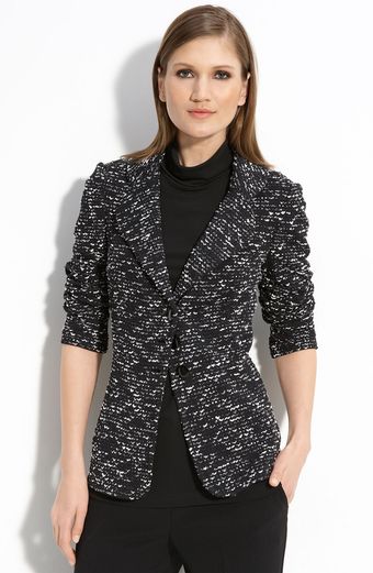  Collection Rive Gauche Tweed Knit Blazer 