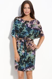 Suzi Chin For Maggy Boutique Print Silk Blouson Dress - Lyst