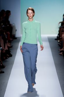Tibi Spring 2012 Blue Pants - Lyst