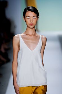Tibi Spring 2012 Gold Pants - Lyst