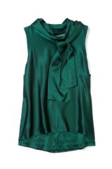 3.1 Phillip Lim Sleeveless Layered Hem Scarf Top