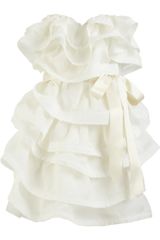 Lanvin Tiered Silk-gazar Dress