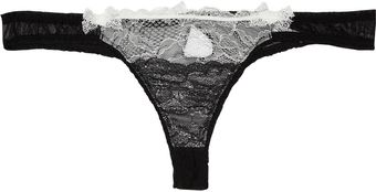 Mimi Holliday By Damaris Éclair Lace and Chiffon Thong - Lyst