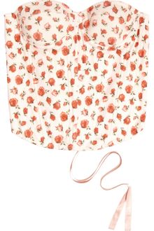 Rosamosario Laras Cotton-blend Corset - Lyst