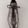 Santoni Leather Trainer in Brown for Men - Lyst