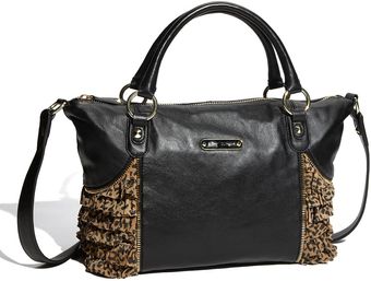 Betsey Johnson Frilled Out Satchel - Lyst