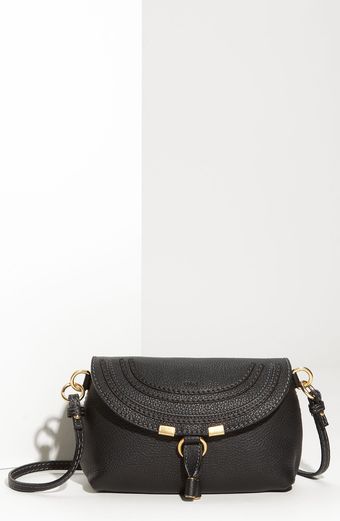  Marcie Calfskin Leather Shoulder Crossbody Bag 