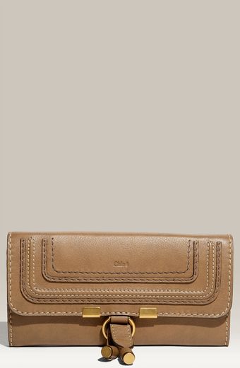 Chloé Marcie - Long Leather Flap Wallet - Lyst