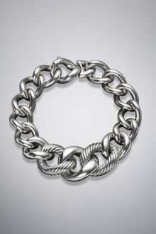 David Yurman Graduated Curb Chain Bracelet, Extra Large - Lyst