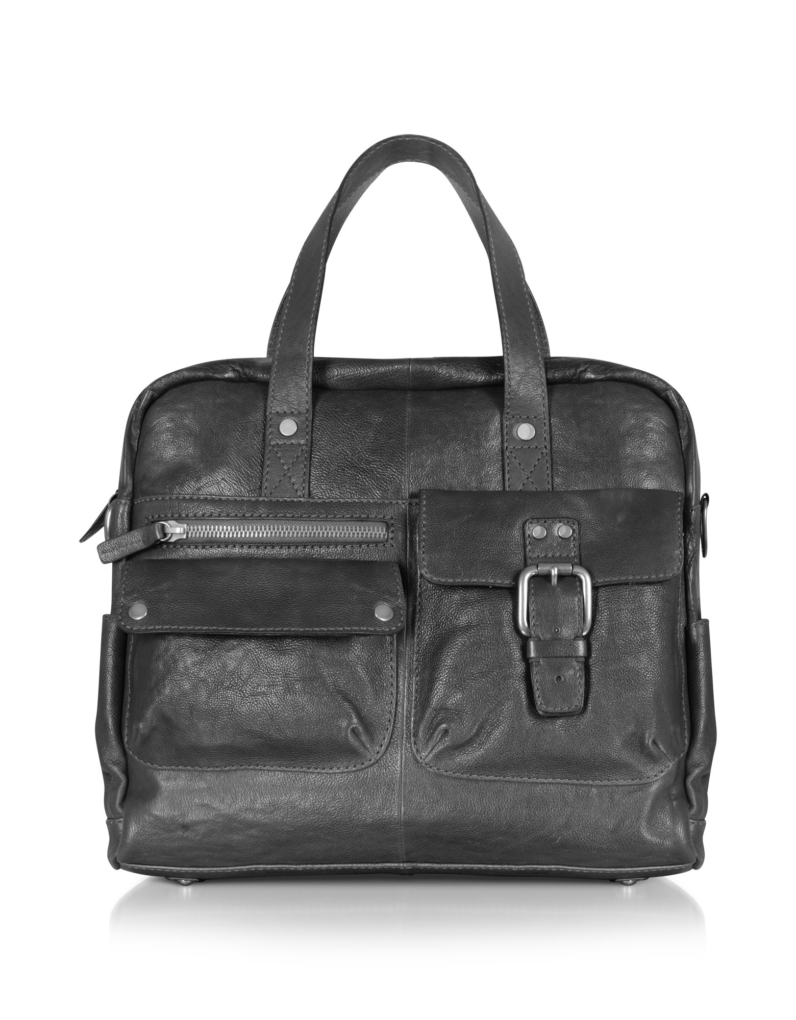 Fossil Decker - Leather Messenger Bag in Black for Men | Lyst
