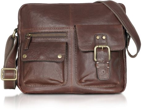 fossil men's satchel