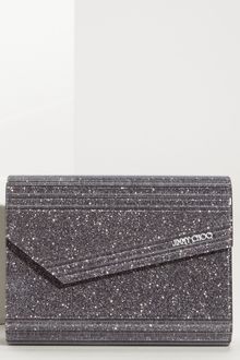 Jimmy Choo Glitter Clutch - Lyst