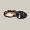 Jimmy Choo Private Cuff Glitter Fabric Sandal in Black (black glitter fabric) - Lyst