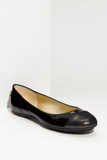 Jimmy Choo Whirl Cap Toe Flat - Lyst