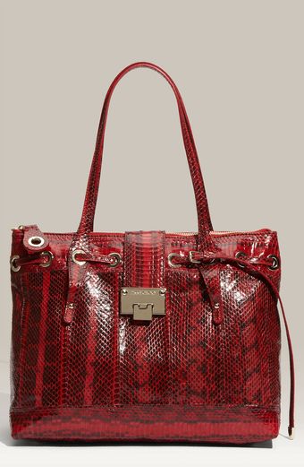  Rhea Genuine Snakeskin Shopper 