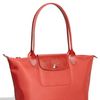 Longchamp Planetes Tonal  Small Shopper in Red (cinders) - Lyst