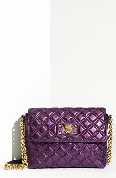 Marc Jacobs The Large Single Shoulder Bag in Purple (metallic violet) - Lyst