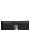Michael By Michael Kors Hamilton Large Flap Wallet in Black - Lyst