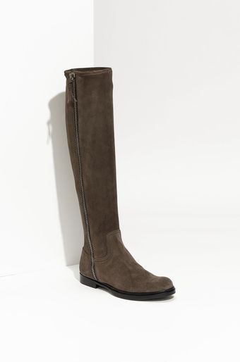  Side Zip Suede Boot 