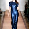 Peter Som Matte Sequin Gown in Blue (navy) - Lyst