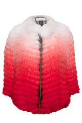 Prabal Gurung Degrade Fur Jacket
