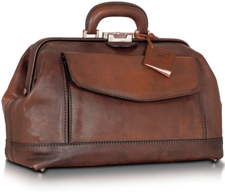 Pratesi Genuine Leather Doctor Bag in Brown for Men | Lyst