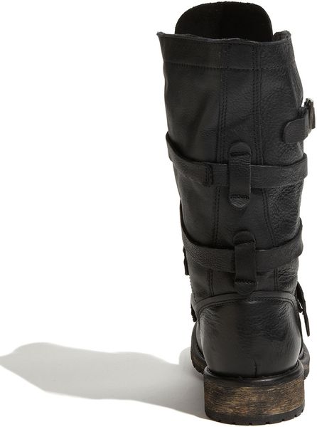 steve madden indra buckle boot
