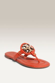 Tory Burch Miller Logo Flat Thong Sandal - Lyst