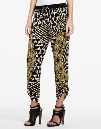 BCBGMAXAZRIA Kiara Cropped Pants - Lyst
