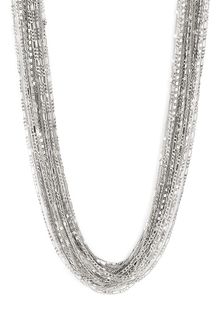 Cara Accessories Mixed Metal Long Necklace - Lyst