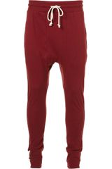 Topman Burgundy Joggers