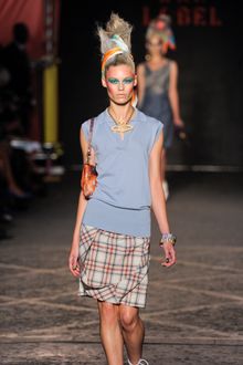 Vivienne Westwood Red Label Spring 2012 Plaid Knee-Length Skirt - Lyst