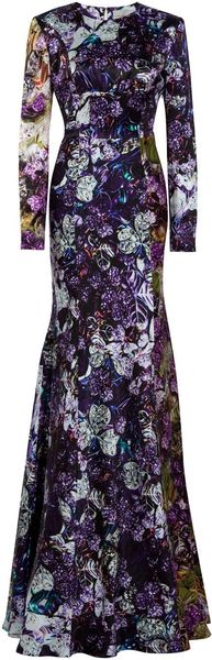 Mary Katrantzou Wild Rose Gown - Lyst