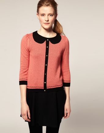  Asos Cute Collar Jumper with Gold Buttons 