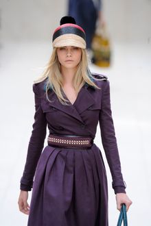 Burberry Prorsum Spring 2012 Raffia Pom-Pom Hat - Lyst