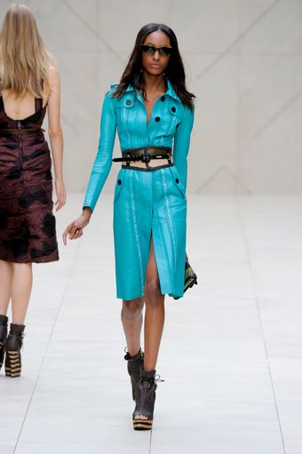 Burberry Prorsum Spring 2012 Black Ankle Boots - Lyst