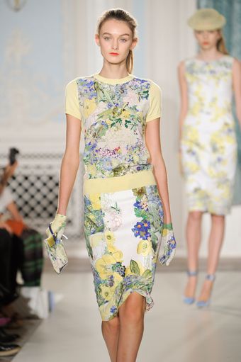 Erdem Spring 2012 Floral Print Gloves - Lyst