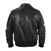 Forzieri Mens Black Leather Motorcycle Jacket in Black for Men - Lyst