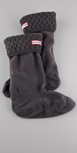 Hunter Basket Knit Welly Socks - Lyst