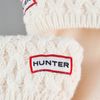 Hunter Basket Knit Welly Socks in White (ivory) - Lyst