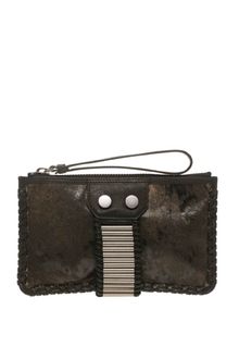 Ash Black Pony Skin Clutch Bag - Lyst