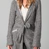 Nightcap Clothing Herringbone Hoodie Coat in Gray (black) - Lyst