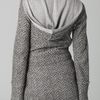 Nightcap Clothing Herringbone Hoodie Coat in Gray (black) - Lyst