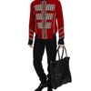 Alexander Mcqueen Wool Military Patterned Cardigan in Red for Men (red navy) - Lyst