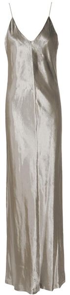 Alexander Wang Long Velvet Camisole Dress - Lyst