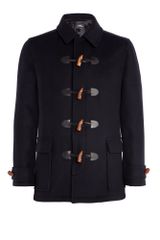 A.P.C. Midnight Melton Cropped Duffle Coat