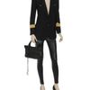 Balmain Woolblend Military Jacket with Piping in Black (black gold) - Lyst