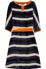 Easton Pearson Striped Velvet Dress