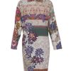 Etro Floral Printed Wool and Silk Shirt Dress in White (white multi) - Lyst