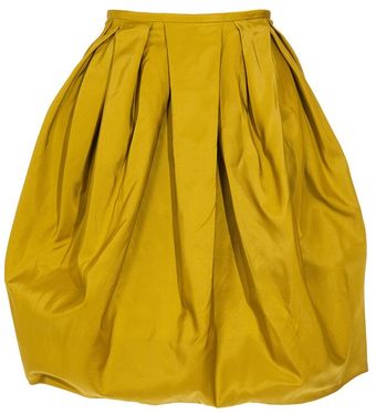 Jason Wu Sculpted Silk Skirt - Lyst